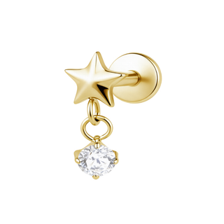 Piercing Star Shine Titanio