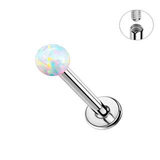 Piercing Opal Glow 1era Perforación Titanio