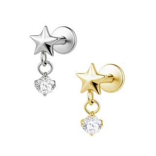 Piercing Star Shine Titanio