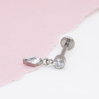 Piercing Diamond Elegante Titanio