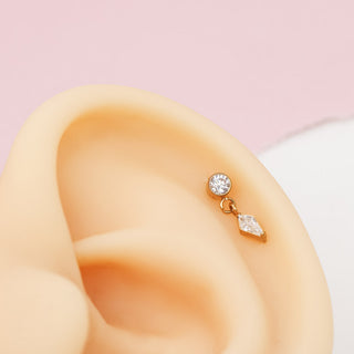 Piercing Diamond Elegante Titanio