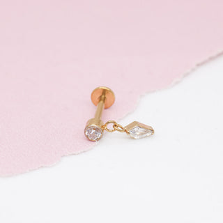 Piercing Diamond Elegante Titanio