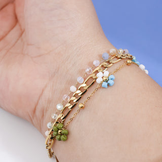 Pulsera Celeste Bloom