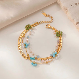 Pulsera Celeste Bloom