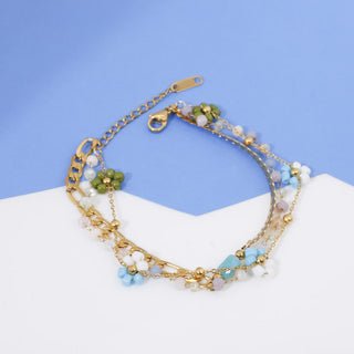 Pulsera Celeste Bloom