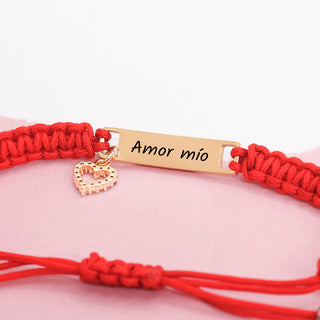 Pulsera Red Love Personalizado