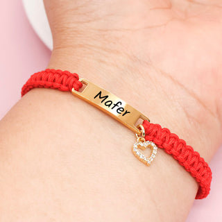Pulsera Red Love Personalizado
