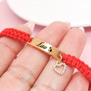 Pulsera Red Love Personalizado