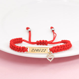 Pulsera Red Love Personalizado