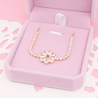 Pulsera Ajustable Marguerite con Zirconias