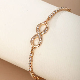 Pulsera Infinito Rose Gold