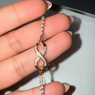 Pulsera Infinito Rose Gold