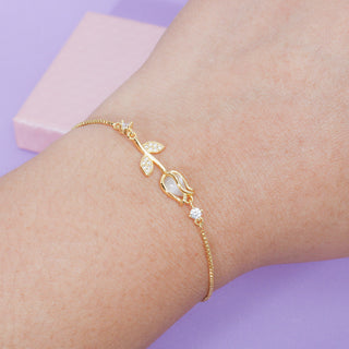 Pulsera Ajustable Tulipán