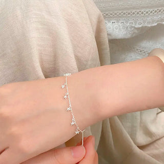 Pulsera Estrellas y Zirconias Plata925