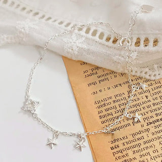 Pulsera Estrellas y Zirconias Plata925