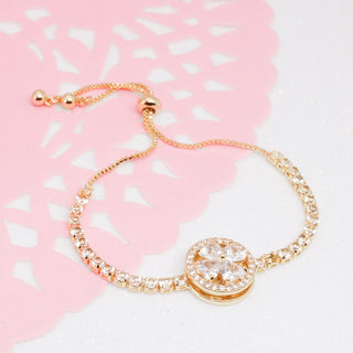 Pulsera Ajustable Aura Floral Giratoria