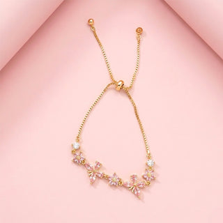 Pulsera Flores y Mariposas