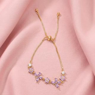 Pulsera Flores y Mariposas