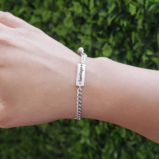 Pulseras de Pareja Together con Imán Personalizada