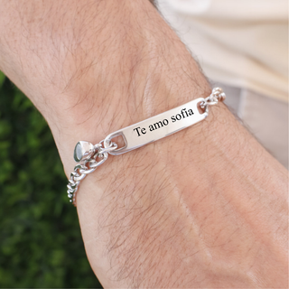 Pulseras de Pareja Together con Imán Personalizada