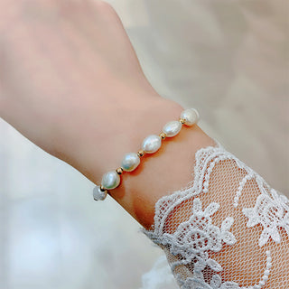 Pulsera Natural Pearl Ajustable