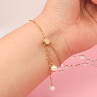 Pulsera Natural Pearl Ajustable