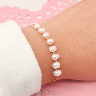 Pulsera Natural Pearl Ajustable