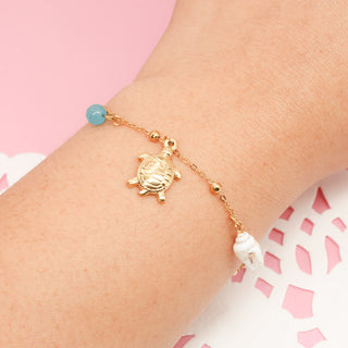 Pulsera Summer Dorado