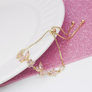Pulsera Flores y Mariposas