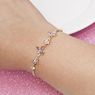 Pulsera Flores y Mariposas