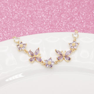 Pulsera Flores y Mariposas