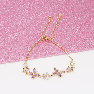 Pulsera Flores y Mariposas