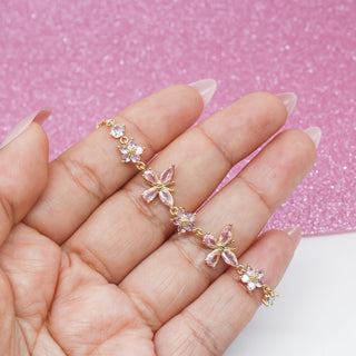 Pulsera Flores y Mariposas