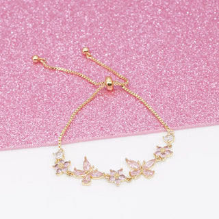 Pulsera Flores y Mariposas