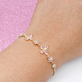 Pulsera Flores y Mariposas