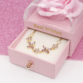 Pulsera Flores y Mariposas