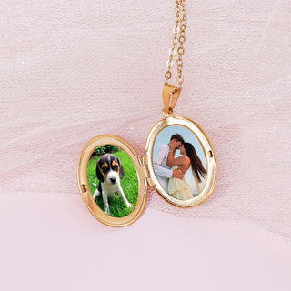 Relicario Petal Memory Personalizado Foto a Color