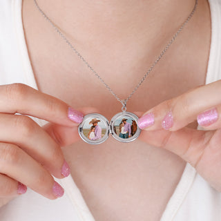 Relicario Redondo Personalizado Foto a Color