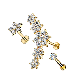 Set de Flores y Zirconias