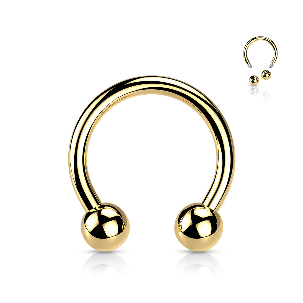 Piercing Septum Herradura Basic Titanio