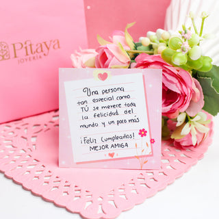 Tarjeta Dedicatoria Personalizada