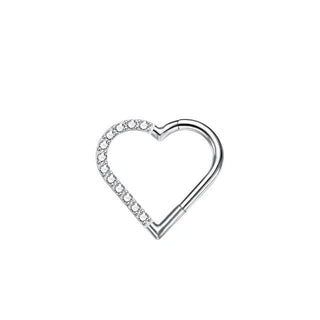 Piercing Corazón Shine Daith Titanio
