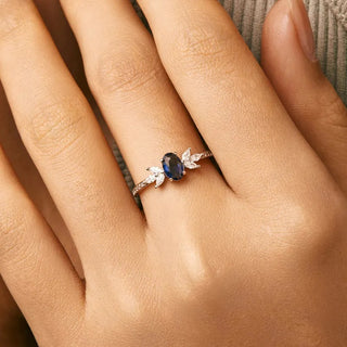 Anillo Promesa Índigo Plata925