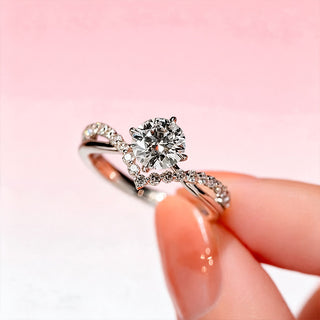 Anillo Ajustable de Promesa Alessia Plata925