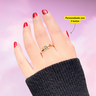 Anillo Personalizado Minimal