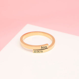 Anillo Personalizado Minimal
