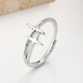 Anillo Ajustable Galaxy Plata925