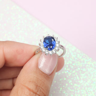 Anillo Promesa Blue Plata 925