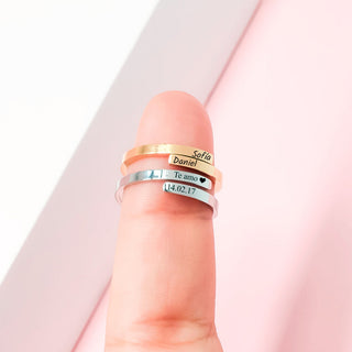 Anillo Personalizado Minimal