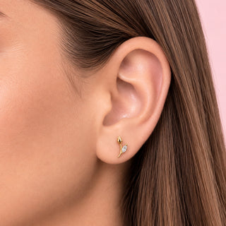 Aretes Tulipán Plata925